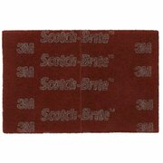 Scotch-Brite 6" x 9" Maroon Scotch-Brite General Purpose Hand Pads 07447